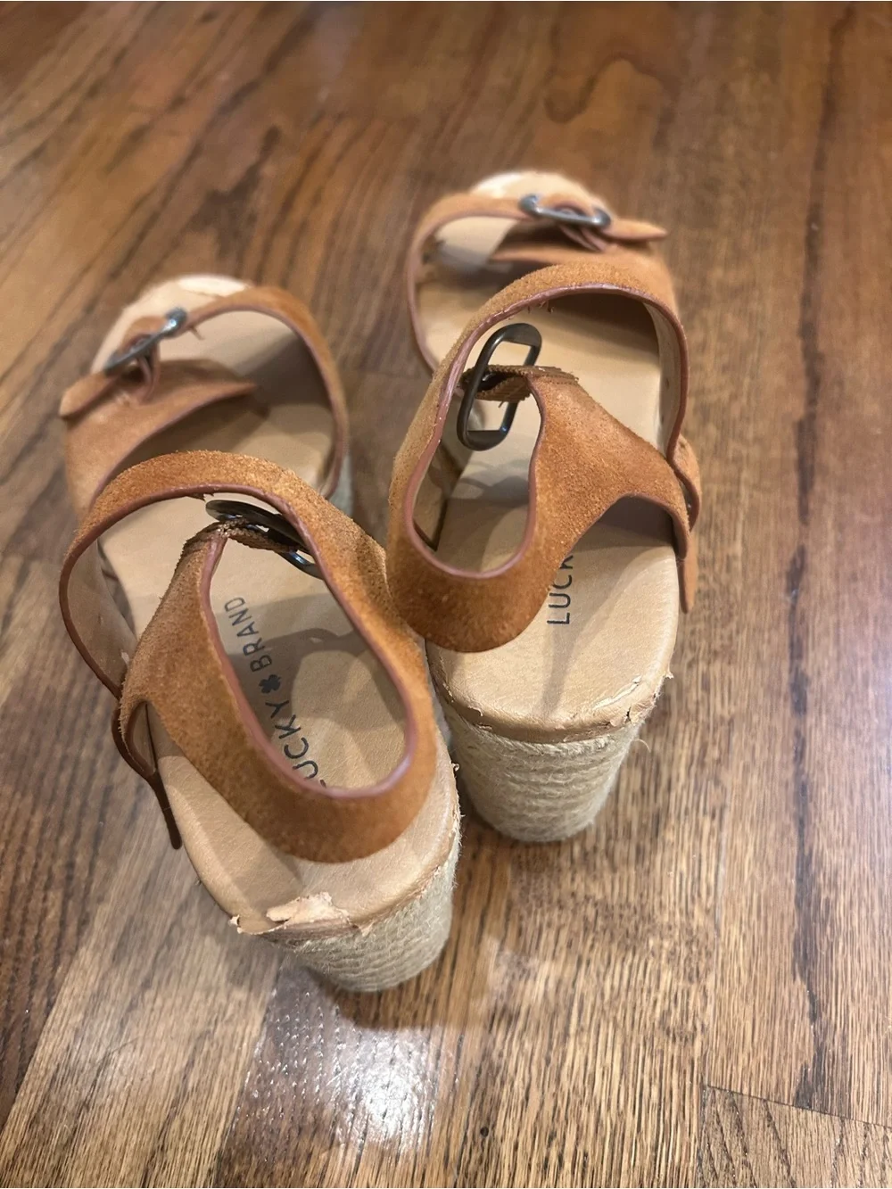 Lucky Brand suede upper